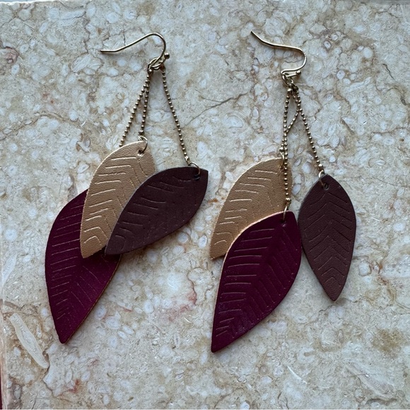 Bundle of Boho Mixed Color Earrings - 4 sets - Picture 2 of 4